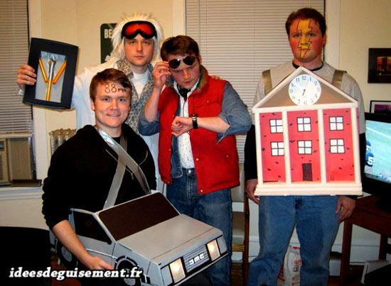 Fancy dress costume of the movie Back to the future