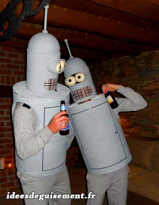 Fancy dress costume of Bender Futurama