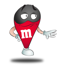 Disfraz de M&M's rojo