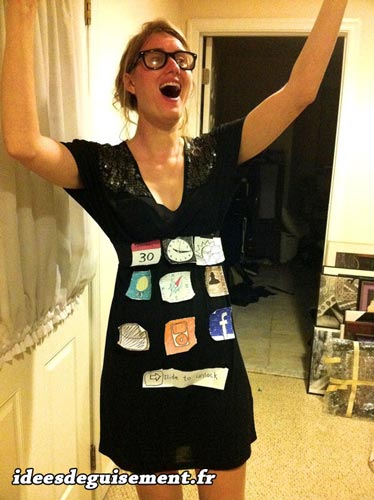 Costume of iPhone - Letter I